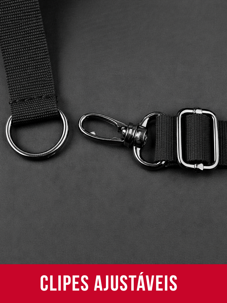 Clips e alças reforçadas